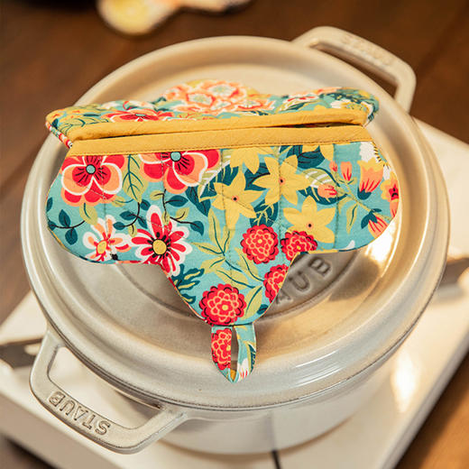 花瓣隔热垫厨房隔热手套高温防烫 商品图3