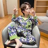 儿童睡衣春秋季男童纯棉长袖男孩宝宝中大童开衫可外穿家居服套装 商品缩略图1