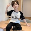 儿童睡衣男孩薄款男童纯棉夏季短袖长裤中大童小孩全棉家居服套装 商品缩略图2