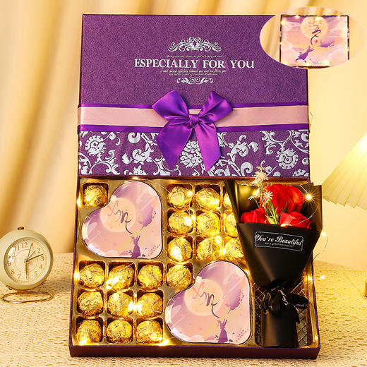 德芙巧克力礼盒装网红休闲零食送男生女友七夕情人节生日礼物批发 商品图11