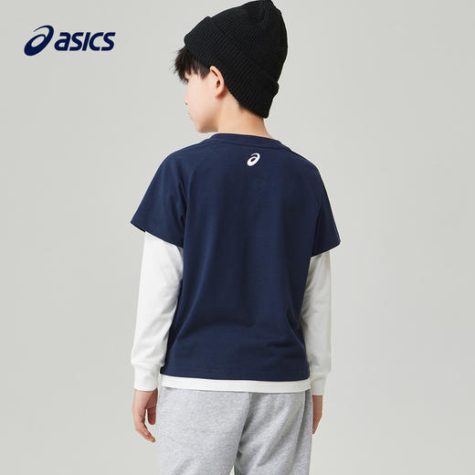 【品牌直发】ASICS/亚瑟士童装男女儿童运动休闲logo侧标长袖 商品图3