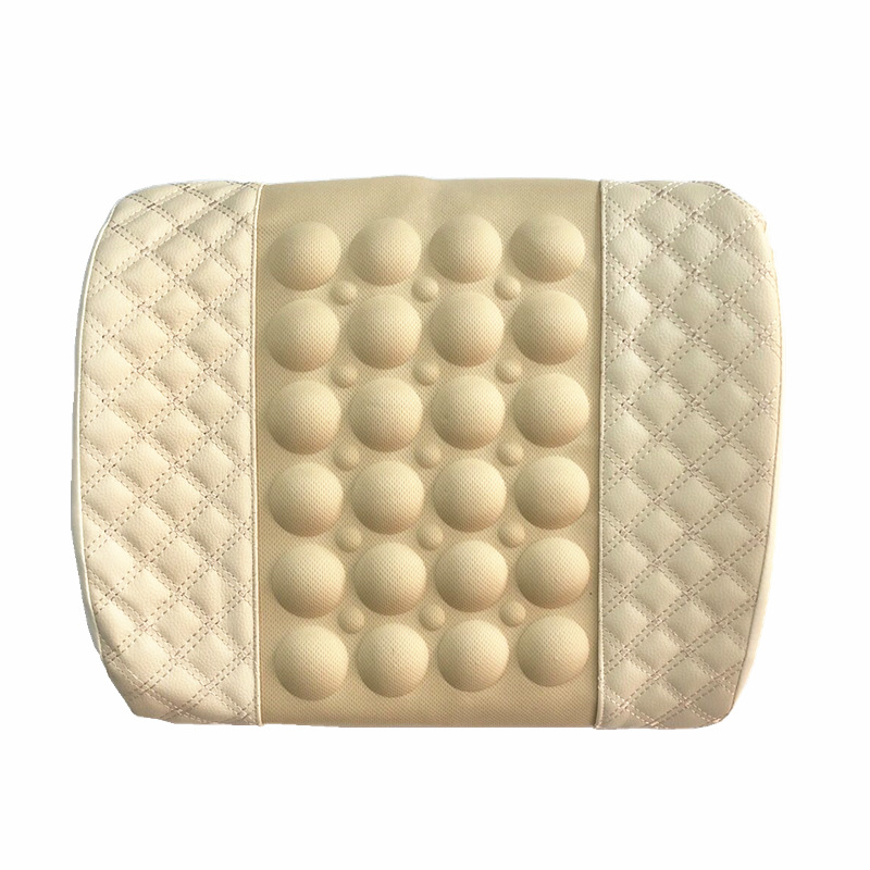 红酒电动腰靠-米色