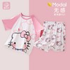 莫代尔儿童睡衣女童夏季薄款空调家居服女孩超薄大童短袖套装夏款 商品缩略图3