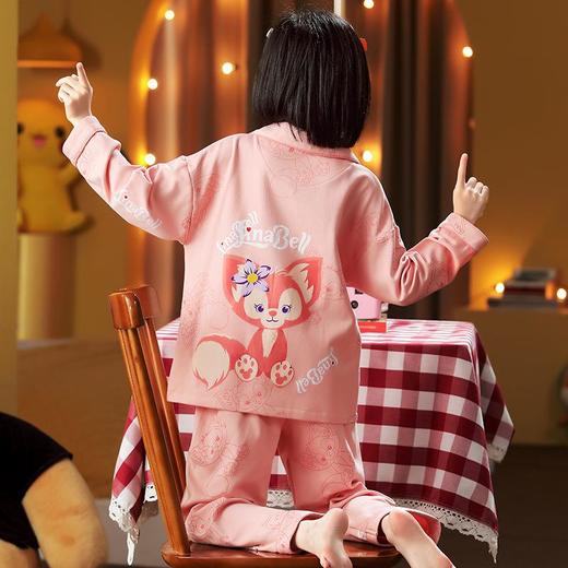女童睡衣春秋季长袖纯棉薄款女孩卡通可爱大童宝宝儿童家居服套装 商品图0