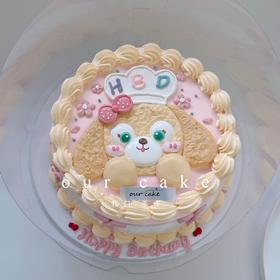 可琦安饼饼手绘蛋糕-低糖处理无添加