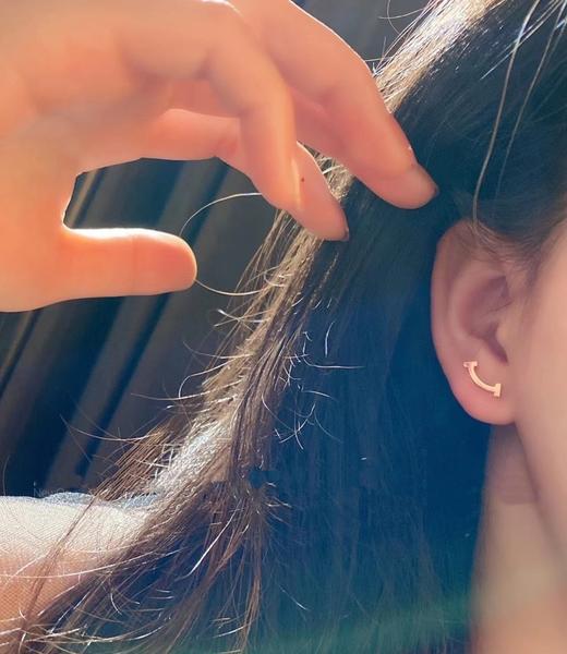 D芙尼经典微笑耳钉 商品图1