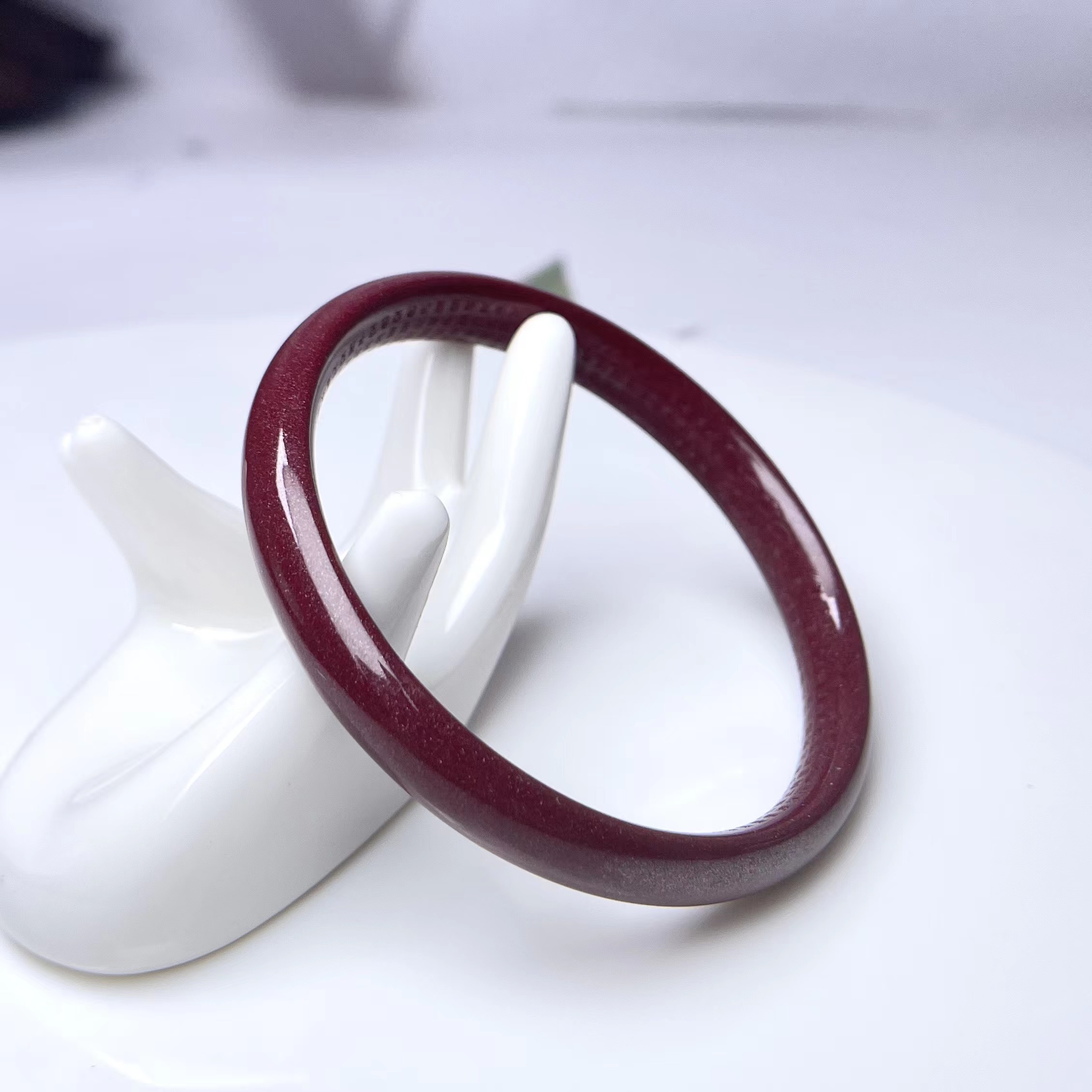 朱砂手镯-心经宽镯