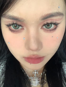 E-lensstyle 半年抛 科切拉绿  直径14.5mm着色13.8mm