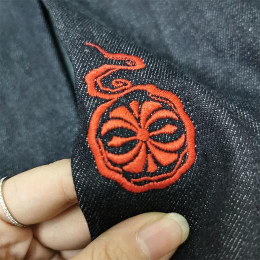 点此购买 福神男士龙腾贴布牛仔外套 yg 263493 商品图7