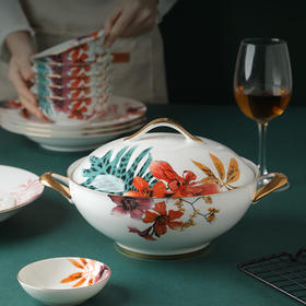 7F HUAGUANG华光国瓷 梦里花开 38头餐具