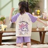 女童睡衣新款纯棉短袖薄款儿童夏季中大童女孩卡通宝宝家居服夏天 商品缩略图0