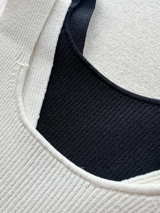 针织背心 米白色 黑色 自己备注号码颜色 商品图5