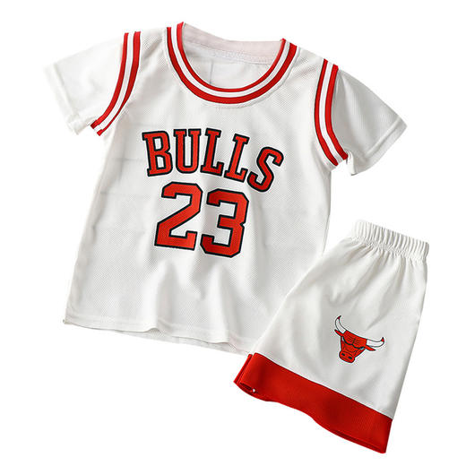 【捡漏价49.9元2套】新款儿童篮球服套装，轻盈透气，洋气薄款速干，夏日必备！男孩女孩都能穿，增添洋气篮球元素，打造时尚宝贝。sh 商品图4