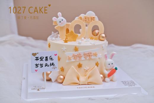 1027CAKE | 翻糖装饰  百天 兔兔 商品图1
