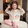 儿童睡衣女童春秋季纯棉开衫长袖卡通中大童宝宝亲子家居服两件套 商品缩略图0