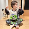男童睡衣儿童春秋长袖薄款纯棉卡通套装12岁中大童男孩新款家居服 商品缩略图2