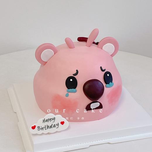 小海狸露比loopy立体卡通蛋糕-低糖处理无添加 商品图1