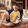 男童睡衣春夏季薄款纯棉儿童卡通可爱短袖小男孩中大童家居服套装 商品缩略图2