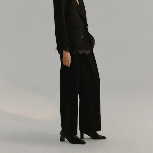 LIYIHAN 洗水磨破阔腿裤 Y233K06190 商品图1