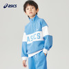 ASICS/亚瑟士童装秋季新款男童运动休闲个性插肩长袖卫衣T恤 商品缩略图2