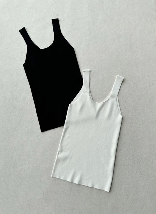 针织背心 米白色 黑色 自己备注号码颜色 商品图3