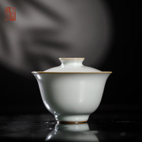 问鼎绪文汝窑新款瑶池盖碗（缺货）