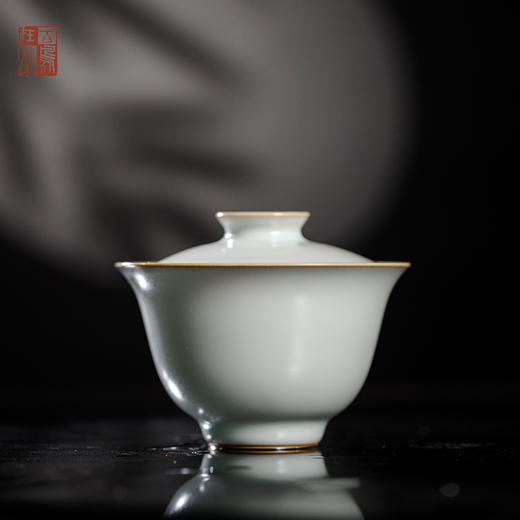 问鼎绪文汝窑新款瑶池盖碗（缺货） 商品图0