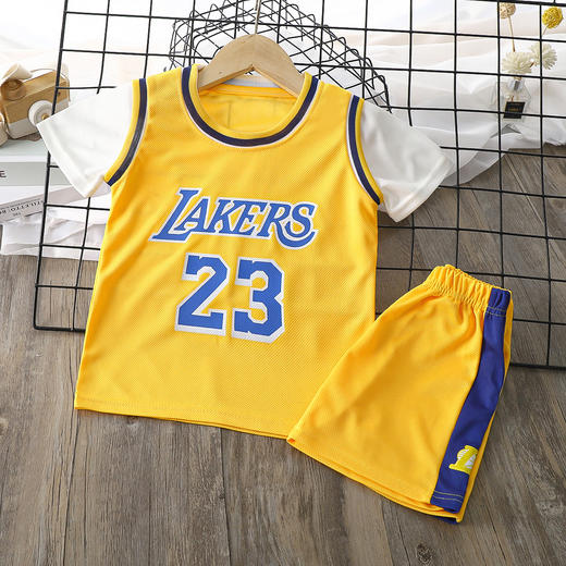 【捡漏价49.9元2套】新款儿童篮球服套装，轻盈透气，洋气薄款速干，夏日必备！男孩女孩都能穿，增添洋气篮球元素，打造时尚宝贝。sh 商品图12