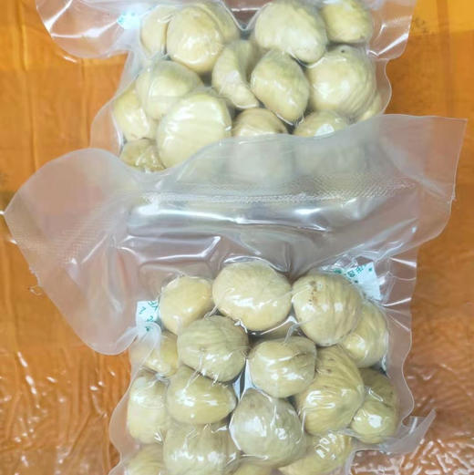 周三配送！去皮生栗子新鲜真空去壳板栗，一份两袋，400克 商品图1