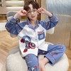 2023新款儿童睡衣春秋季男童纯棉长袖薄款卡通中大童小男孩家居服 商品缩略图3