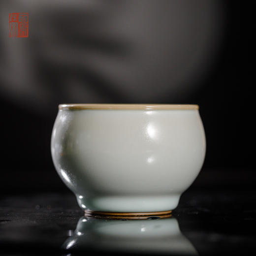 问鼎绪文汝窑新款玉珑杯 商品图0