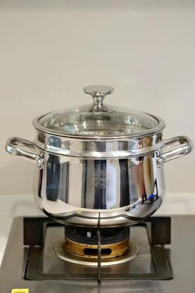 猫太推荐--- 难得好货！特价清仓仅需79💰22cm家用蒸锅带蒸格锅盖 【PONEL派能·304不锈钢贝贝汤蒸锅】