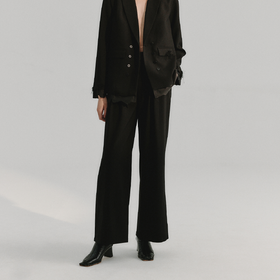 LIYIHAN 洗水磨破阔腿裤 Y233K06190