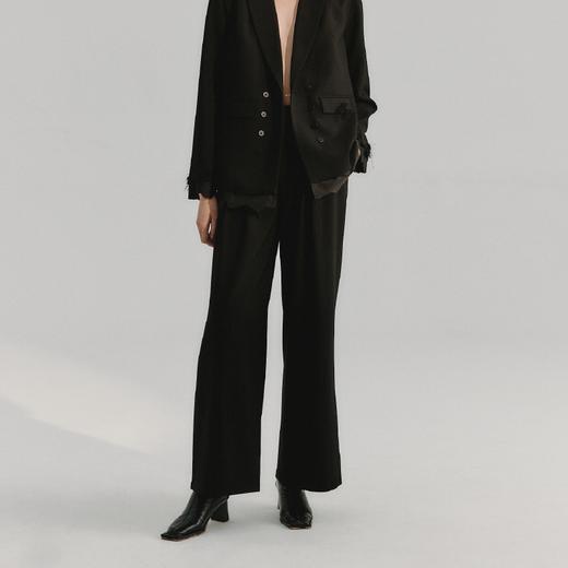 LIYIHAN 洗水磨破阔腿裤 Y233K06190 商品图0