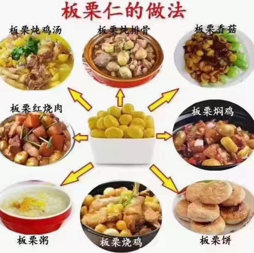 周三配送！去皮生栗子新鲜真空去壳板栗，一份两袋，400克 商品图2