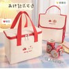 【CARLS DREAM STOR可爱熊熊便当包】ins可爱简约大容量韩版保温上班族学生高颜值手提饭包帆布袋，可爱熊熊便当包，炒鸡清新温油的饭盒袋，厚实软糯，升ii材质更保温 商品缩略图2