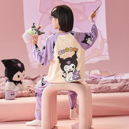 儿童睡衣女童纯棉春秋季长袖秋款卡通套装小女孩中大童空调家居服 商品图3