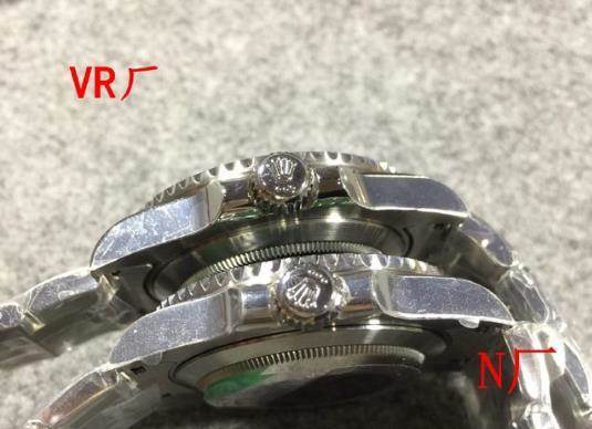 VR厂劳力士绿水鬼对比N厂劳力士绿水鬼差距在哪？