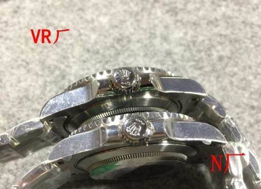VR厂劳力士绿水鬼对比N厂劳力士绿水鬼差距在哪？复刻手表一比一手表n厂c厂zf厂vs厂clean厂 商品图5
