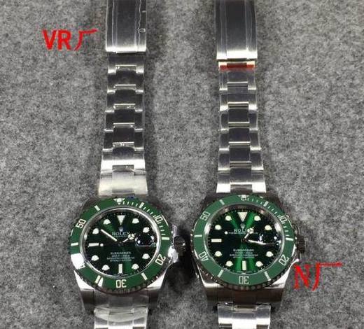 VR厂劳力士绿水鬼对比N厂劳力士绿水鬼差距在哪？复刻手表一比一手表n厂c厂zf厂vs厂clean厂 商品图3