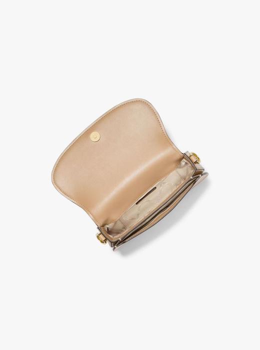 【精品】MICHAEL KORS Mila 小号皮质邮差包 驼色 商品图1