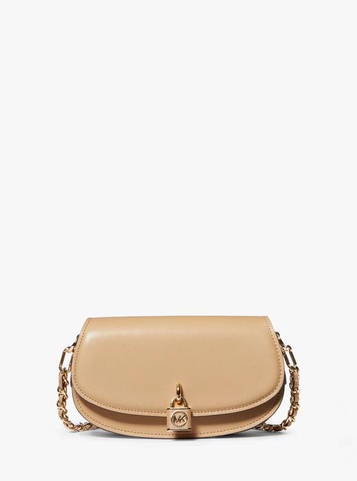 【精品】MICHAEL KORS Mila 小号皮质邮差包 驼色 商品图2