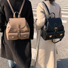 【女士背包】-潮流纯色简约气质双肩包新款韩版休闲 商品缩略图0