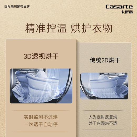 卡萨帝（Casarte）洗烘套装 C1 D10L7ELU1+CGY 10FL7EU1 商品图13
