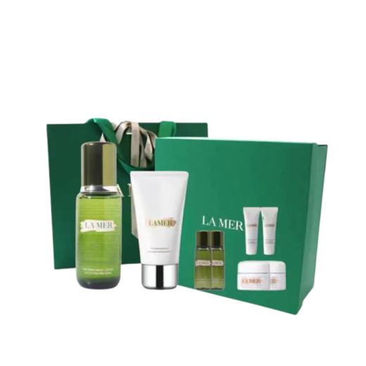   Lamer 海蓝之谜精粹水+海蓝之谜洁面 到手8件！！精粹水150ml➕洁面125ml➕礼盒 （赠精粹水30ml*2 洁面30ml*2 面霜7ml*2） 商品图0