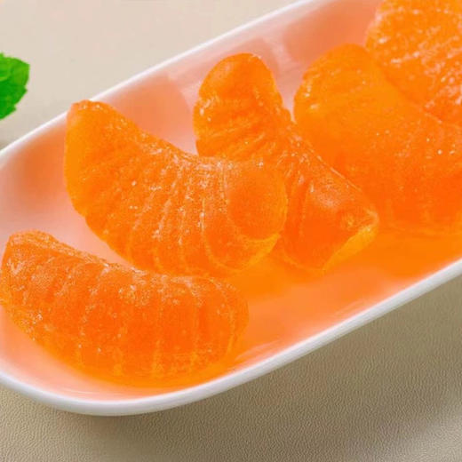 皇宝石大桔大利酸甜橘子味果汁软糖375g 商品图3