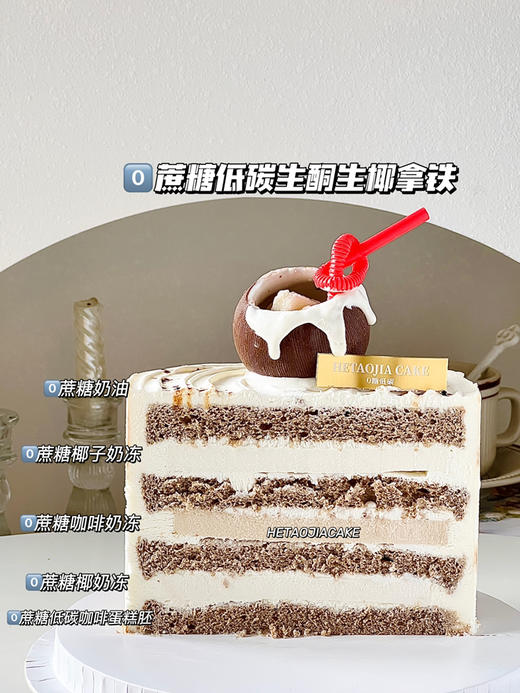 0⃣️蔗糖低碳生酮生椰拿铁 商品图1