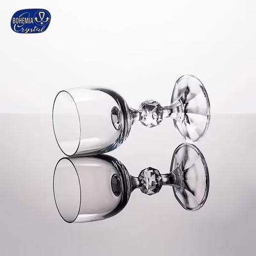 捷克进口BOHEMIA水晶玻璃家用烈白酒杯高脚一口杯烧酒杯 商品图3