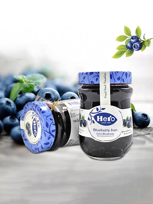 英雄牌蓝莓果酱340g 商品图6