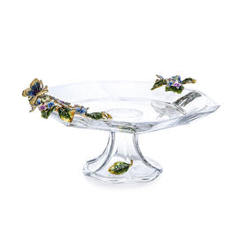 【样品清仓清货3折】罗比罗丹珐琅彩工艺果盘客厅茶几玄关装饰摆件创意水果盘礼盒包装